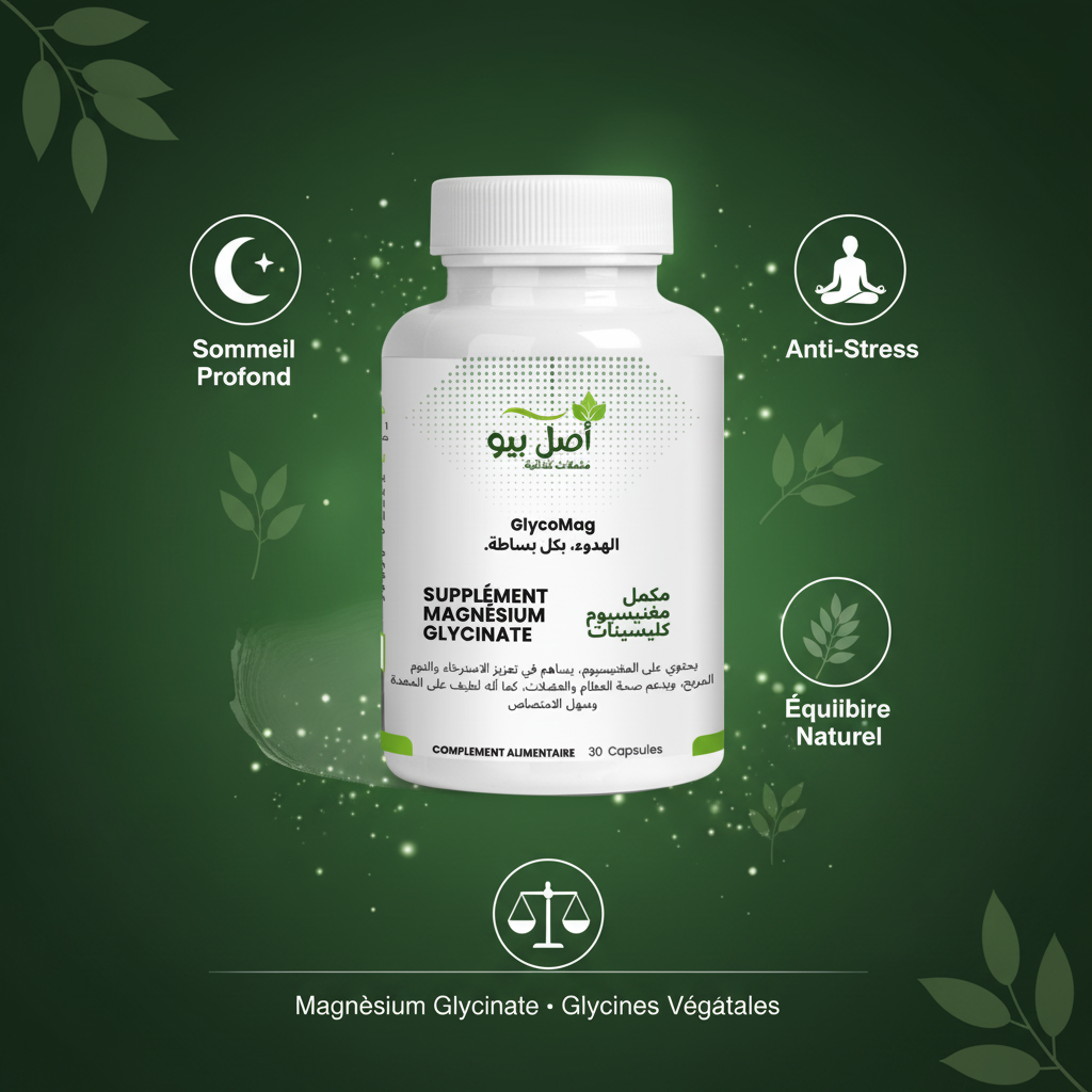 Magnésium Glycinate — Infographie Bénéfices
